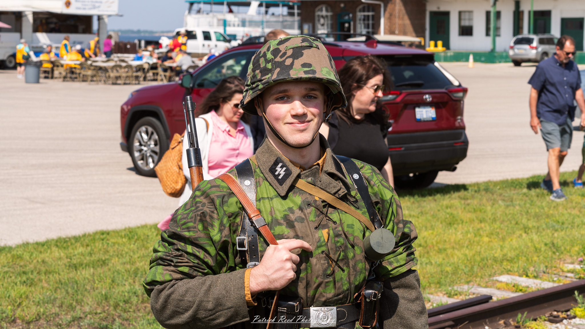 USS LST 393 Reenactment-5 German WWII Reenactors – USS LST 393 Reenactment, June 7th, 2025
